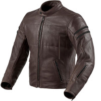 Rev'it Stride Leather Jacket - Brown