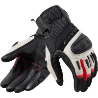 Rev'it Dirt 4 Mixed Gloves - Black / Red