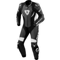 Rev'it Control One Piece Leather Suit - Black / White