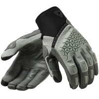 Rev'it Caliber Leather Gloves - Mid Grey