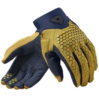 Rev'it Massif Textile Gloves - Ochre Yellow