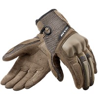 Rev'it Volcano Textile Gloves - Sand / Black