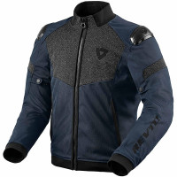 Rev'it Action H2O Textile Jacket - Black / Dark Blue