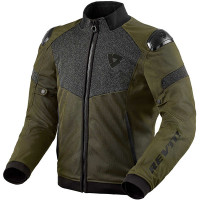 Rev'it Action H2O Textile Jacket - Black / Dark Green