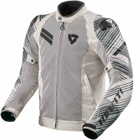 Rev'it Apex Air H2O Textile Jacket - Light Grey / Black