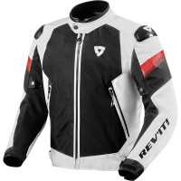 Rev'it Control Air H2O Textile Jacket - White / Black