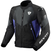 Rev'it Control H2O Textile Jacket - Black / Blue