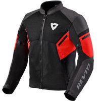 Rev'it GT-R Air 3 Textile Jacket - Black / Neon Red