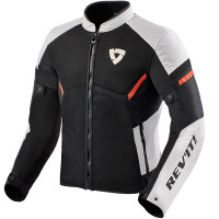 Rev'it GT-R Air 3 Textile Jacket - White / Neon Red