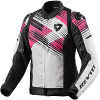 Rev'it Ladies Apex H2O Textile Jacket - Black / Pink