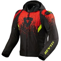 Rev'it Quantum 2 H2O Textile Jacket - Black / Red