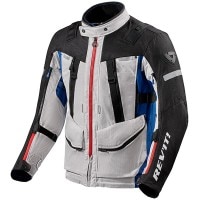 Rev'it Sand 4 H2O Textile Jacket - Silver / Blue