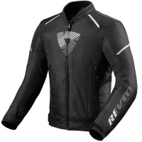 Rev'it Sprint H2O Textile Jacket - Black / White