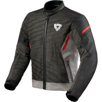 Rev'it Torque 2 H2O Textile Jacket - Grey / Red