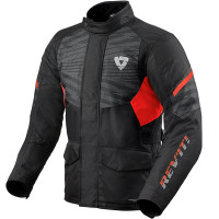 Rev'it Duke H2O Textile Jacket - Black / Red