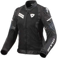 Rev'it Ladies Apex Air H2O Textile Jacket - Black / White