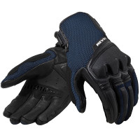 Rev'it Duty Leather Gloves - Black / Blue