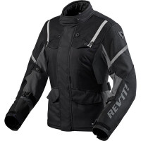 Rev'it Ladies Horizon 3 H2O Textile Jacket - Black / White