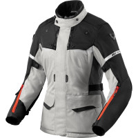 Rev'it Ladies Outback 4 H2O Textile Jacket - Silver / Black