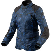 Rev'it Ladies Voltiac 3 H2O Textile Jacket - Camo / Blue