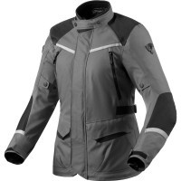 Rev'it Ladies Voltiac 3 H2O Textile Jacket - Grey / Black