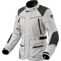 Rev'it Ladies Voltiac 3 H2O Textile Jacket - Silver / Black