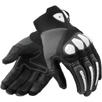 Rev'it Speedart Air Leather Gloves - Black / White