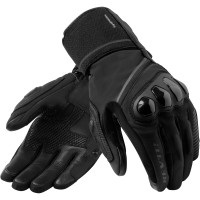 Rev'it Summit 4 H2O Leather Gloves - Black / Black