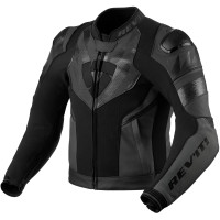 Rev'it Hyperspeed 2 Air Leather Jacket - Black / Anthracite