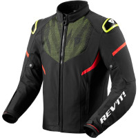 Rev'it Hyperspeed 2 H2O Textile Jacket - Black / Neon Yellow