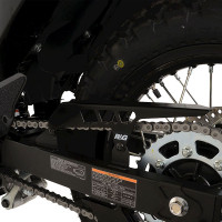 R&G Racing Black Aluminium Chain Guard - Kawasaki KLR650