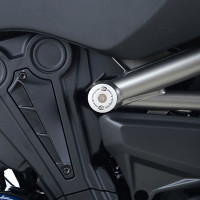 R&G Racing Silver Frame Insert - Ducati Diavel