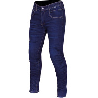 Route One Ladies Peyton Multi Layer Denim Jeans - Navy Blue