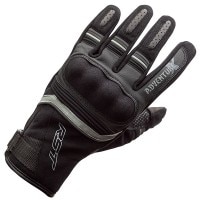 RST Adventure-X CE Textile Gloves - Black / Black