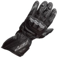 RST Axis CE Leather Gloves - Black / Black