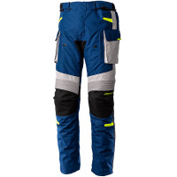 RST Endurance CE Textile Trousers - Navy / Silver / Yellow 