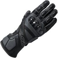 RST Fulcrum CE Perforated Leather Gloves - Black / Black / Black