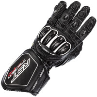 RST Ladies Tractech Evo 4 CE Leather Gloves - Black / Black / Black