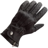 RST Matlock CE Leather Gloves - Black / Black