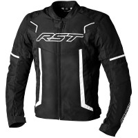 RST Pilot Evo CE Textile Jacket - Black / Black / White