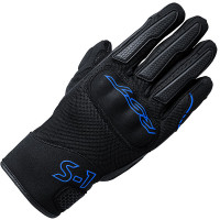 RST S-1 Mesh CE Gloves - Black / Neon Blue