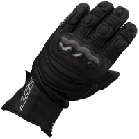 RST Sport Mid CE Waterproof Leather Gloves - Black / Black