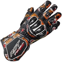 RST Tractech Evo 4 CE Leather Gloves - Tiger Head