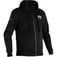 RST X Kevlar® Isle Of Man TT Zip Through CE Textile Hoodie - Black