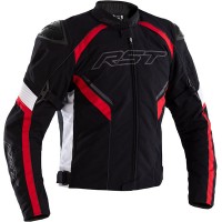 RST Sabre CE Textile Jacket - Black / White / Red