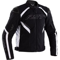 RST Sabre CE Textile Jacket - Black / White