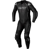 RST Youth S-1 CE One Piece Leather Suit - Black / Black / White