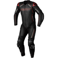 RST Youth S-1 CE One Piece Leather Suit - Black / Grey / Red