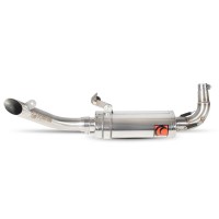 Scorpion Discreet Stainless Exhaust - Aprilia RS4 125 (11-16)