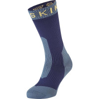 Sealskinz Stanfield Waterproof Socks - Navy Blue / Yellow